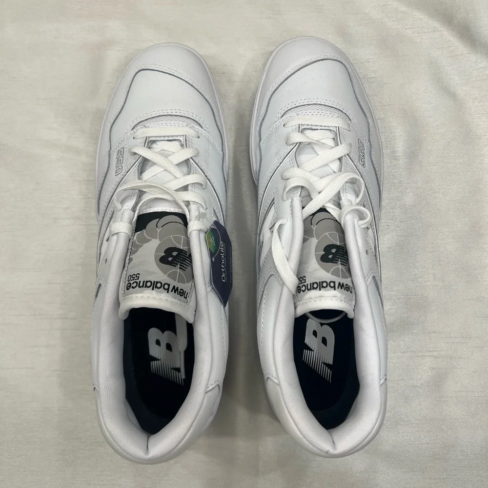 New Balance BB550PB1 White Sneakers